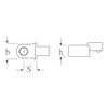 Stabilay Torque Wrench Replacement Head (1/4 inch) 736/10-1