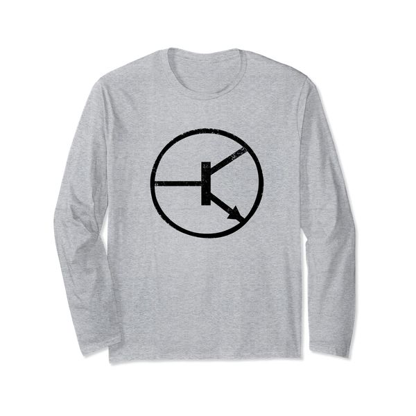 Funny Electronic NPN Transistor Long Sleeve T-Shirt