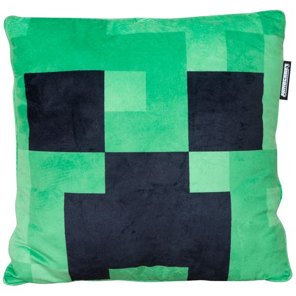 Phoenix group AG Minecraft: Decorative Cushion-Creeper Plush Pillow, Green
