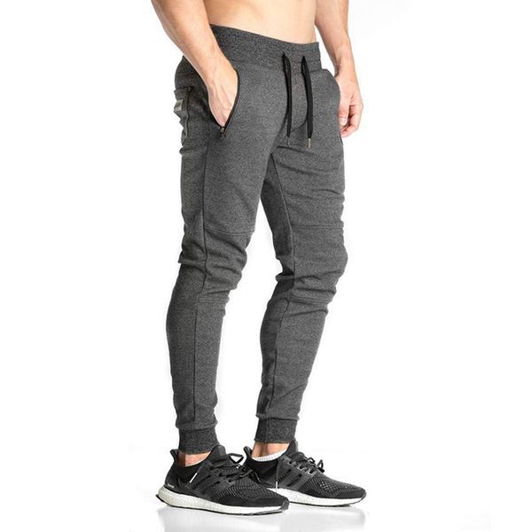 Manatsulife K-118 Men's Training Pants, Gym Jogger Pants, Fitness, Slim, Sweatpants, gray (dark gray)