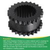 sourcing map Coupling Sleeve Elastomer 8JE Gear Sleeve Coupling Insert Solid Design Nitrile Rubber 2.95" ID x 5.06" OD x 2.5" Elastomer Length
