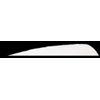 Gateway Parabolic Feathers White 5 in. LW 100 pk.