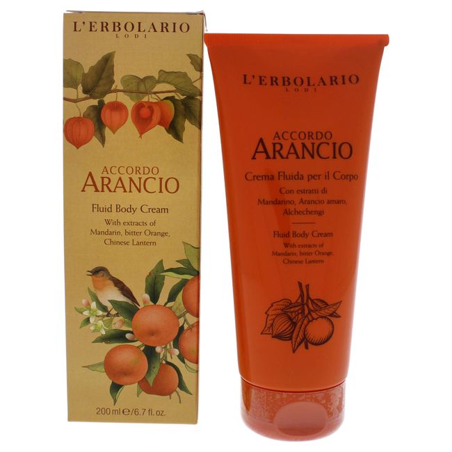 LErbolario Accordo Arancio Body Cream For Unisex 6.7 oz Body Cream