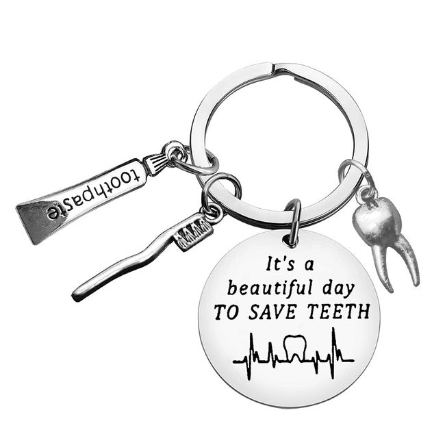 Dentist Gift Funny Dentist Keychain Dental Hygienist Gift Dental Keychain Dental Gift Dentist Graduation Gift Dental Student Gift Dental Assistant Gift Dentist Office Orthodontist GiftNew Dentist Gift