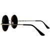 Round Style Round Sunglasses Silver Mirrored Lens Silver Metal Frame
