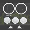 CAPASTEC Betta Fish Training Ring, Aquarium Accessories, Training Tool for Betta, Improves Activity and Water Cleaner, White, 1 Set
