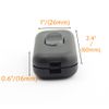Torpedo Switch/[2 Pack] SFTlite Black Inline Switch Use Inline 2 or 3 Core,Inline Lamp/Light/Bulb Switch