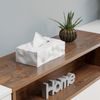 Essey Wipy Cube II cosmetic tissue box, rectangular tissue dispenser, design tissue box, white
