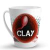 Makoroni - Clay Name - 12 Oz. Unique Ceramic Coffee Cup, LATTE MUG