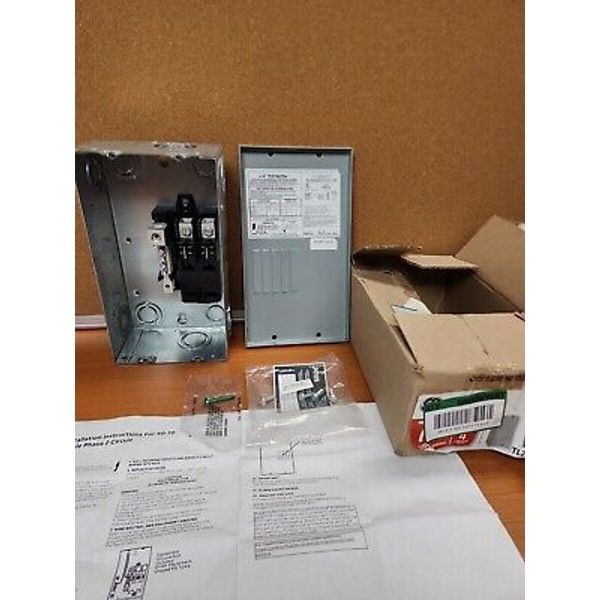 70 Amp 2-Space 4-Circuit Indoor Single-Phase Main Lug Circuit Breaker Panel