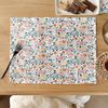 2pc, Kitchen 17.7" Waterproof Table Dining Cotton Placemat Spill Proof Home Deco