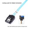 ADCAUDX SATA-III Cable: 0.5M, 4Pcs/Set - SATA 6Gbps - HDD/SSD Data Cable for Server, Bitcoin Computer, Raid (1.6FT)