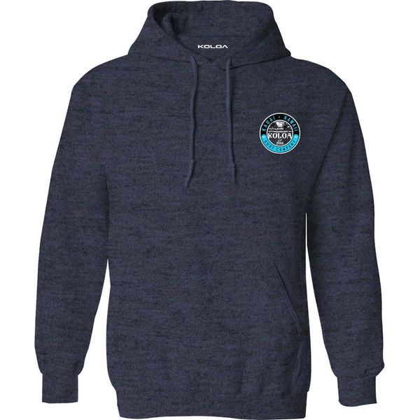 Koloa Surf Mens Kauai Palms Logo Pullover Hoodies-4XL-HeatherNavy/c