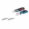 Bosch Professional 1600A016BM 2-Piece Set: Knife (Cutter), Utility Knife