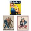 World War Propaganda Poster Pack Motivational Quotes A2 Size