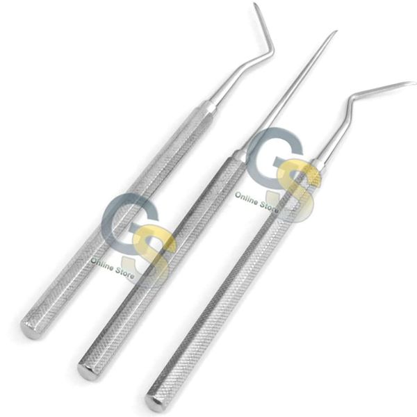 3 PCS Dental Root TIP Pick Instruments