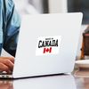 CafePress Made in Canada Rectangle Sticker Rectangle Bumper Sticker Car Decal