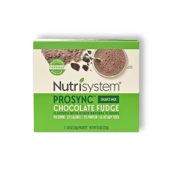 Nutrisystem Prosync Meal Replacement Protein Nutrition Drink Mix Chocolate Fudge