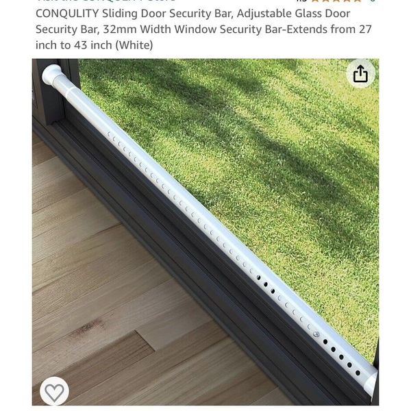 Security Bar Sliding Door