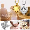 FindChic Memorial Lockets for Ashes Ern for Cremation Keepsake Urns Vial Necklaces