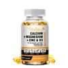 Zinc Calcium Magnesium & Vitamin D3 Complex Supplement  120 Pills