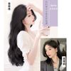 AISI HAIR Half Wig, Extensions, Collar, Curly, Women's, Wave, Loose, Fluffy, Clip Included, Light Brown, Heat Resistant, Small Face, Natural