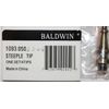 Baldwin Brass Steeple Tip Hinge Finials Satin Brass Finish 1093-050 SET FOUR