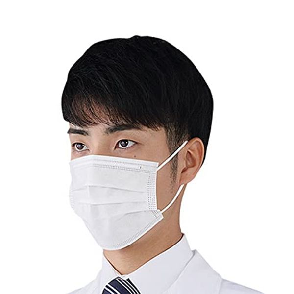 As One Navis Pro Share Colorful Surgical Mask, White, 50 Sheets / 7-7423-01