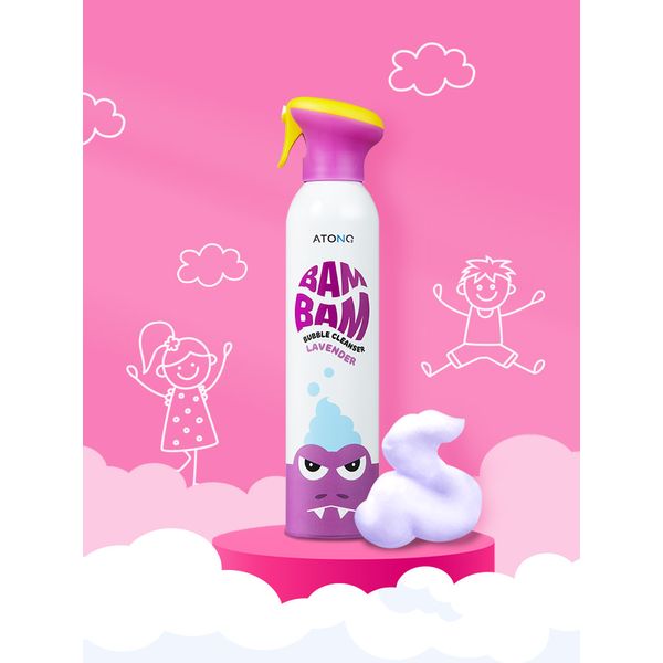 Ato&amp;O2 Bubble Bath Play BamBam Bubble Cleanser Lavender