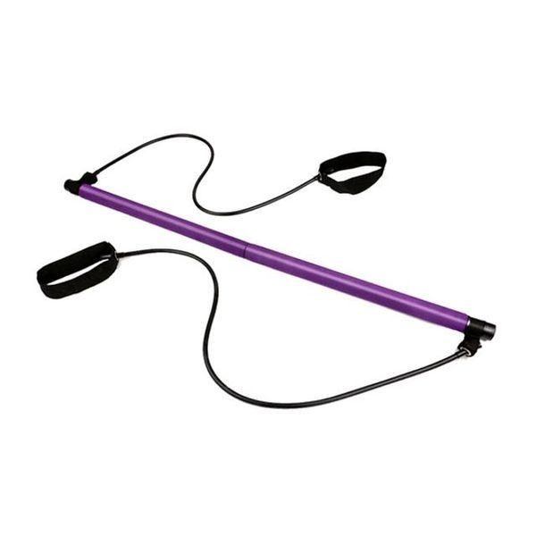 Pilates stretching rod/home yoga balance stretching tubing band x 191Lz, right choice @ purple