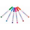 ZEBRA PEN Brush, Point, Assorted Colors, 6-Count ZEBRA FUNWARI PEN ST 6/PKG, 6-Pack