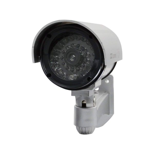grepo Dummy Camera Security Camera Outdoor with LED (Batteries Not Included)
