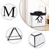 11” Initial Gift Bag with Handle, Personalised Birthday Gift Bag for Presents, M