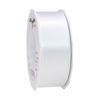 PRÄSENT - Satin Ribbon White 40 mm width, 25 m length