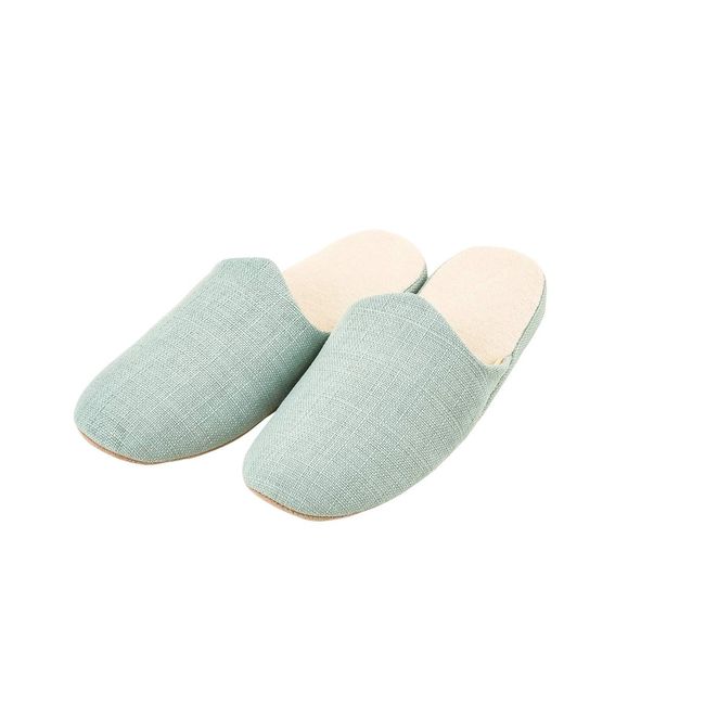 Libuhaha 82222-51 Slippers, Grey's, Mint, L Size, 9.8 - 10.6 inches (25 - 27 cm), Stylish, Washable