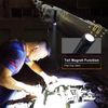 100000LM Powerful Flashlight Rechargeable Tactical Torch Zoom Magnetic Torch US