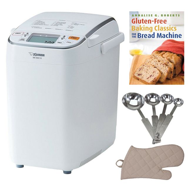 Zojirushi Home Bakery Maestro Breadmaker with Baking Book and Baking Accessories