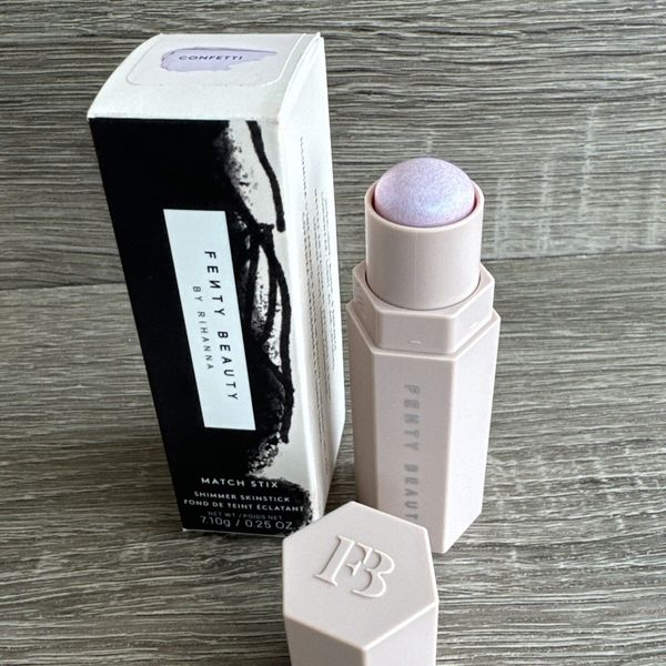Fenty Beauty Match Stix Highlighter Confetti Lilac Purple Shimmer Skinstick