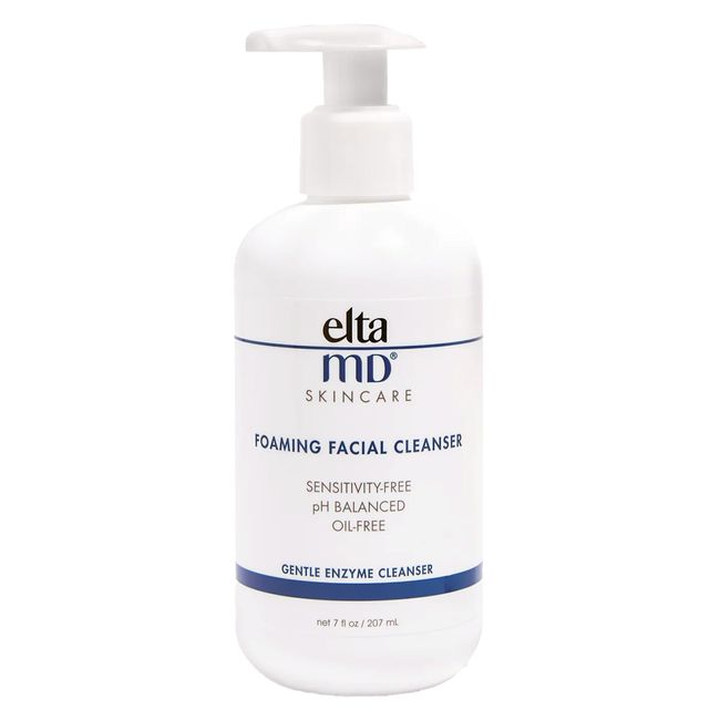 EltaMD Foaming Facial Cleanser for Oily Skin, Gently Cleanses and Helps Remove Oil and Dead Skin Cells, Daily Face Wash for Morning and Night Use, For All Skin Types, 7 oz Pump