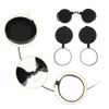 10x42 Optics Binocular Caps, Objective Lens Caps Rubber Waterproof Binoculars Protective Covers for Compact Binoculars