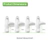 Genius® Cockspur Window Handle 9mm to 21mm White - Left Hand