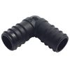 Hortafix Pond Pipe corrugated pipe Elbow 1" 25mm Barbed