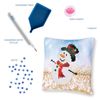 DIAMOND DOTZ DPP2 Kits, Snowman Top Hat, 18 x 18cm