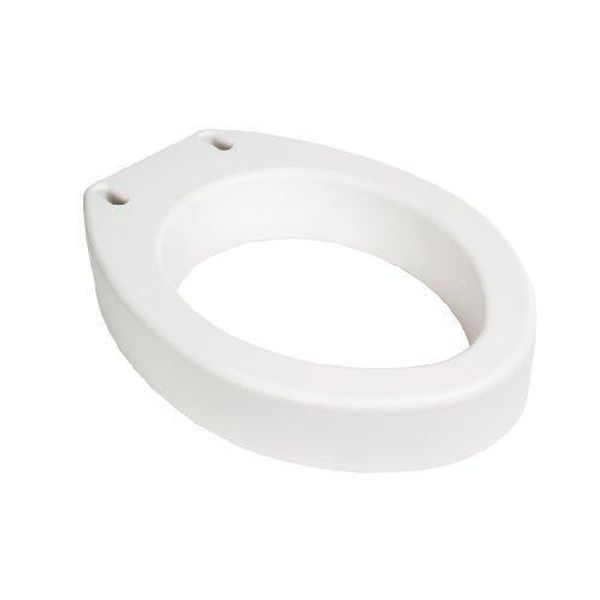 Essential Medical Supply Toilet Seat Riser, Elongated, 19.5 x 14 x 3.5 Inch