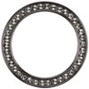 GIO GI-CKSL-08 Crystal Key Starter Ring BK Chrome / BK Diamond