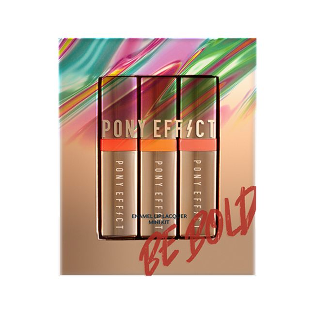 Pony Effect Enamel Lip Lacquer Mini Kit 3 Piece Set