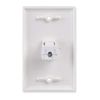 Conwork CAT 6 Ethernet Wall Plate, RJ45 Ethernet Punch Down Keystone Inserts Jack Network Wall Plate Panel - Cat6/5/5e Compatible