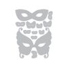 Sizzix Thinlits Die Set 664195, Masquerade Mask by Tim Holtz, 12 Pack, One Size, Paper, Multi-Colour Colour