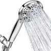 High Pressure 9-Settings Shower Head Handheld Bathroom Shower Sprayer With Hose