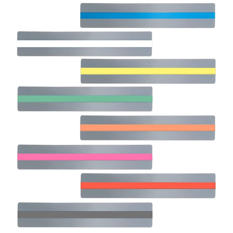 8PCS Guided Reading Highlight Strips, Colored Overlay Reading Tracking ...